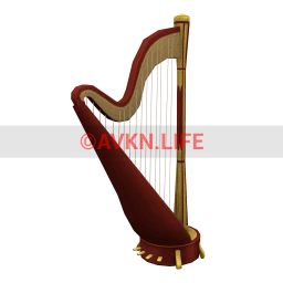 Baroque Gold Harp - Light