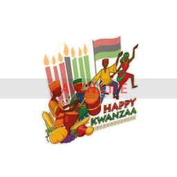 Mondial Happy Kwanzaa Sticker