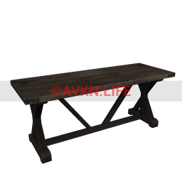 Anvil Rectangle Wood Dining Table