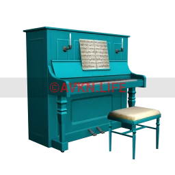 Verschieden Vintage Piano - Blue