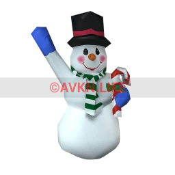 Jolly Inflatable Snowman