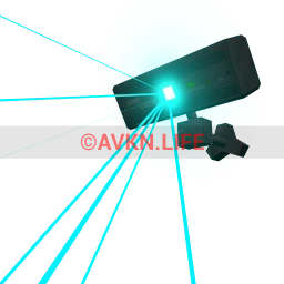 Party Laser Wall Light - Sky Blue