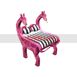 Mod Having a Giraffe Bed