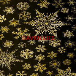 Warm Snowflakes (Gold)