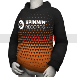 Spinnin' Records Geometric Fade Hoodie