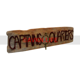 Cosmos Captain's Quarters Sign