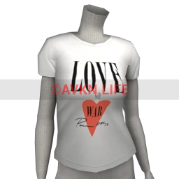 Pam Hogg Love Not War T-shirt