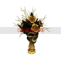 Golden Skull Flowers