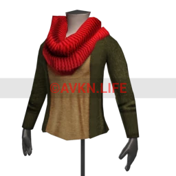 Cherry Compote Chunky Knit Snood