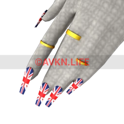 Cloud Nine British Bling Nails & Ring Set