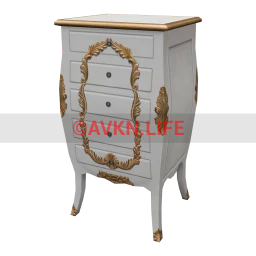 Baroque Bossuet Accent Table - Light