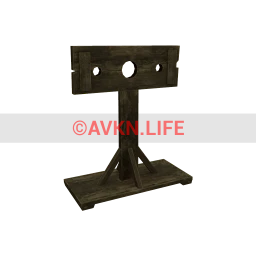 Medieval Stocks Decoration