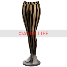 Steampunk Gold Striped Jeans