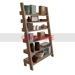 Ladder Beam Bookcase