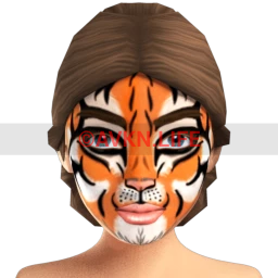 The Tigress Facepaint by FlashKnight33