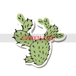 Spiky Cactus Sticker