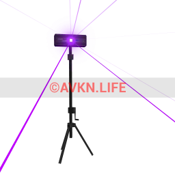 Party Laser Standing Light - Exotic Purple