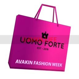 Fashion Week Shopping Bag - Uomo Forte (Pink)