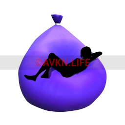 Big Balloon Bean Bag (Purple)