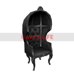 Afterlife Sullen Rest Armchair - Black