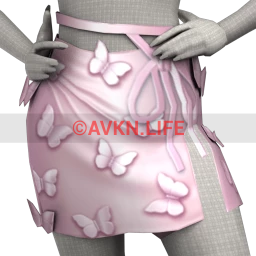 Mahiki Gentle Flutter Skirt (Pink)