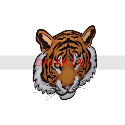 Tiger Head Sticker