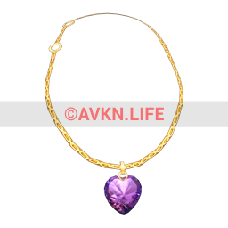 Prysm Lunarheart Necklace (Amethyst)