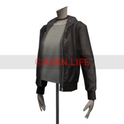 Garage Faux Leather Bomber Jacket Outfit