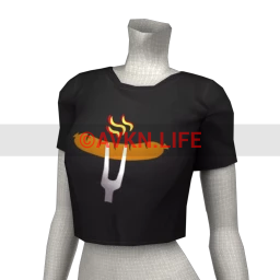 Flame Grill Crop Top