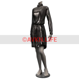 LKWD Couture Fluid Metalic Dress