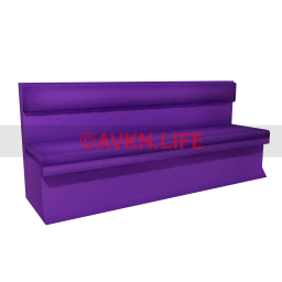 Neon Vibes Party Bench - Purple