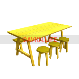 Rio Vista Amarelo Bench