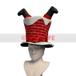 Santa Stuck in the Chimney Hat