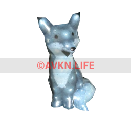 Luxe Fox Ice Sculpture