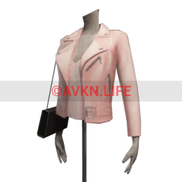 Front Row Strawberry Sundae Leather Jacket with Bag