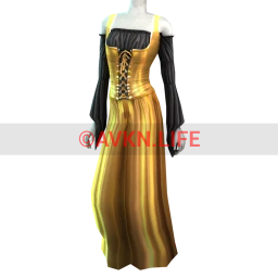 Lady of Winter Dress (Gold)