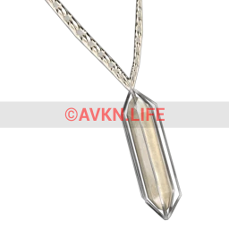 Bone Arrow Crystal Cage Necklace