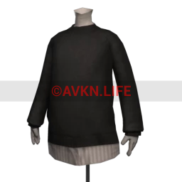 Front Row Black Rattle Sweater