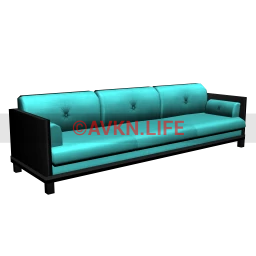 Orton Turquoise Three Seat Sofa