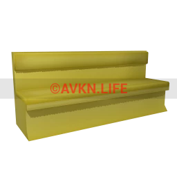 Neon Vibes Party Bench - Yellow