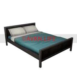 Essential Double Bed - Blue