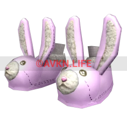 Easter Bunny Slippers (Pink)