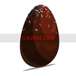 Chocolate Sprinkle Egg Sticker