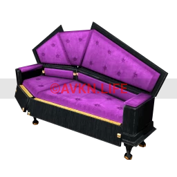 Cosmos Coffin Slumber Sofa - Purple