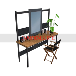 Loft Model Make-up Table - interactive