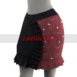 Prevail Starburst Skirt (Red)