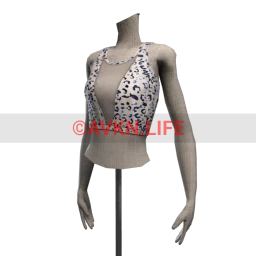 Bionic Snow Leopard Crop Vest