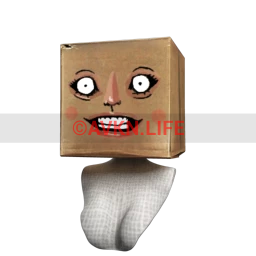 Grimace Grin Box Head (for Female)