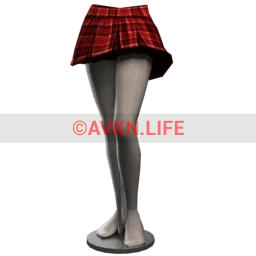 Ayuri's Tartan Skirt - Red