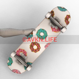 Decked Out Skateboard - Donut Day